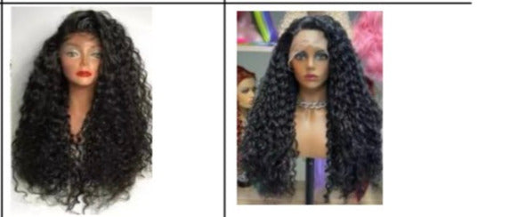 The Wave Rider Jet Black Water Wave 13x4 Frontal 28 inch wig