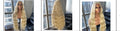 The Silk Road Platinum Blonde Loose Wave 13x4 Frontal 32 inch Color 613 wig
